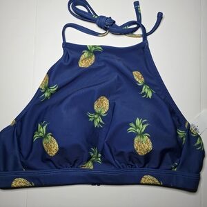 Old Navy Pineapple Swimsuit 2 Piece Sz M NWT